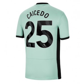 Chelsea Moises Caicedo #25 Koszulka Trzecich 2023-24 Krótki Rękaw